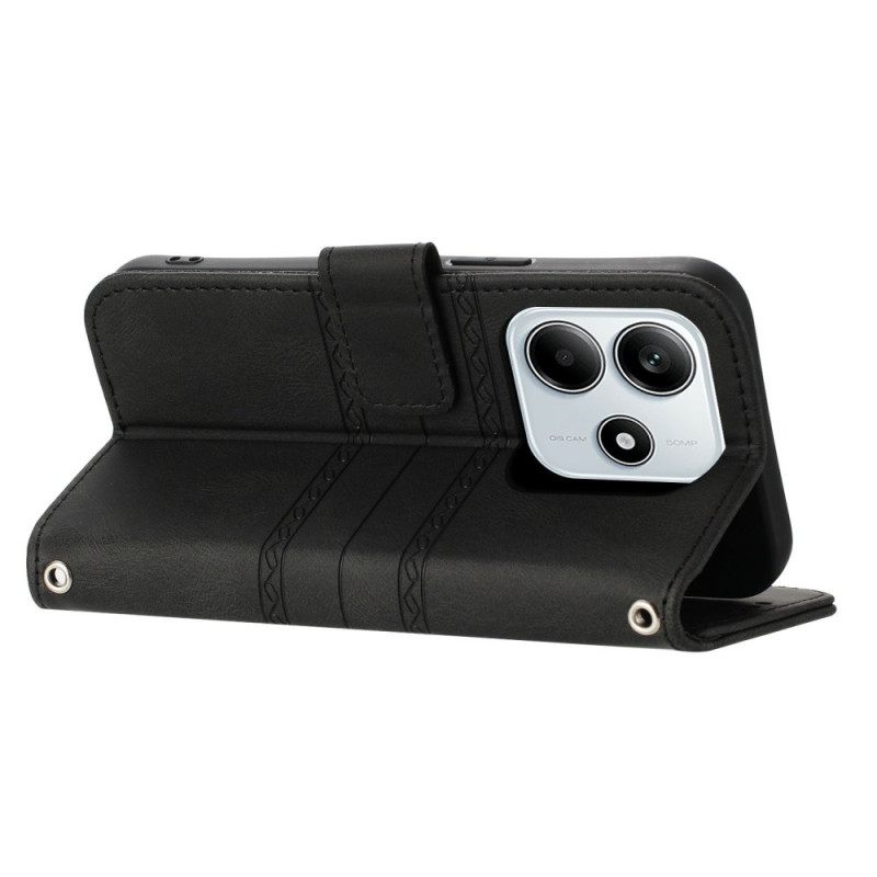 Kotelot Xiaomi Redmi Note 14 5g Puhelinkuoret Friisikuvio Ja Hihna