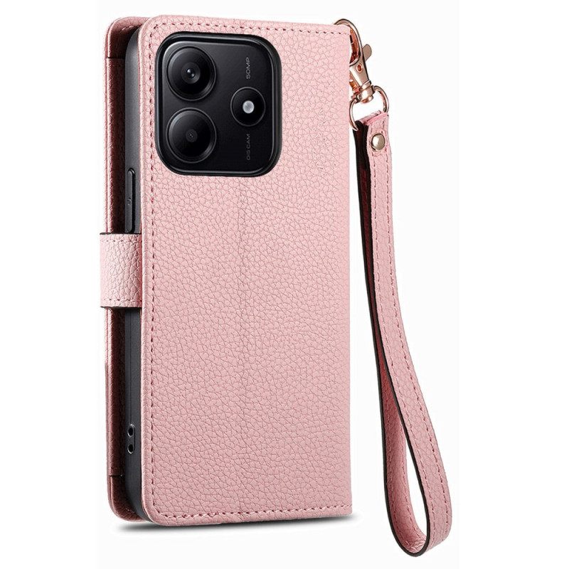 Kotelot Xiaomi Redmi Note 14 5g Puhelinkuoret Rfid-suoja Lompakolla Ja Rfid-vetoketjutaskulla