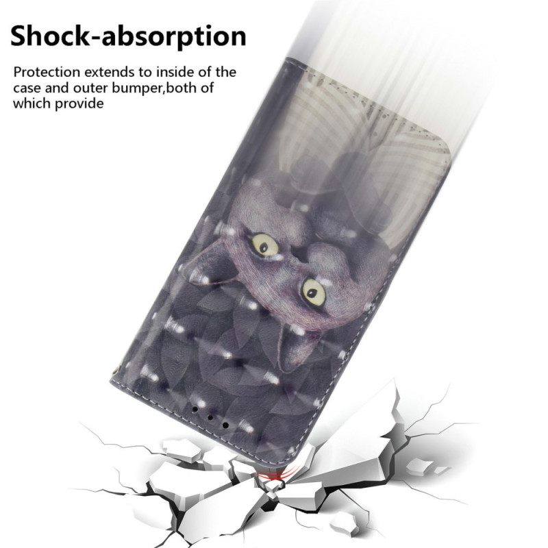 Kuoret Xiaomi Redmi Note 14 5g Harmaa Kissa Kaulanauhalla