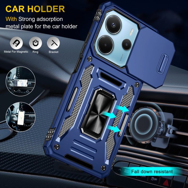 Kuori Xiaomi Redmi Note 14 5g Erittäin Kestävä Jalustalla Ja Linssinsuojalla