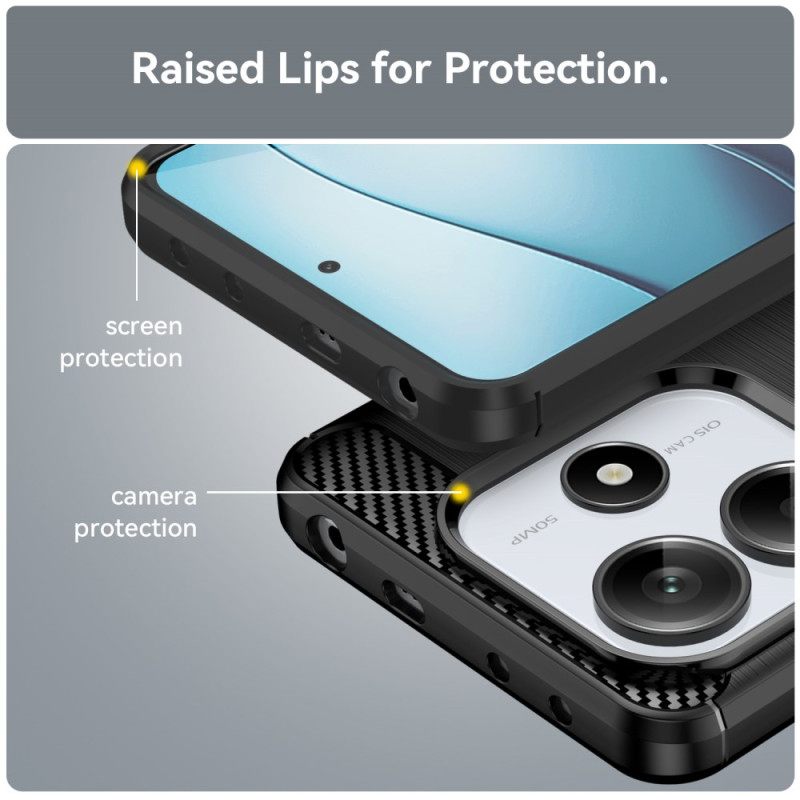 Kuori Xiaomi Redmi Note 14 5g Harjattu Hiilikuitu