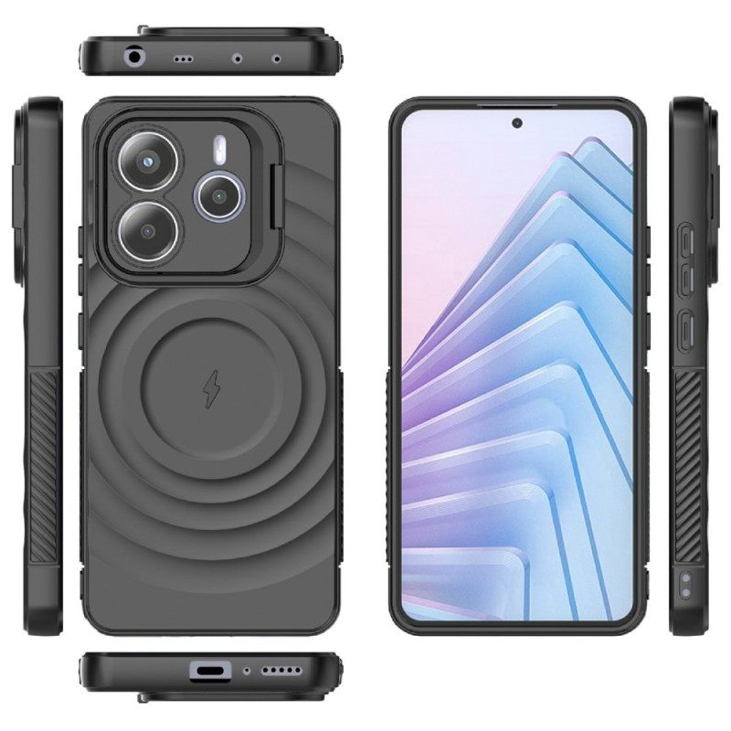 Kuori Xiaomi Redmi Note 14 5g Magsafe-yhteensopiva Aaltoilevan Kuvion Kanssa