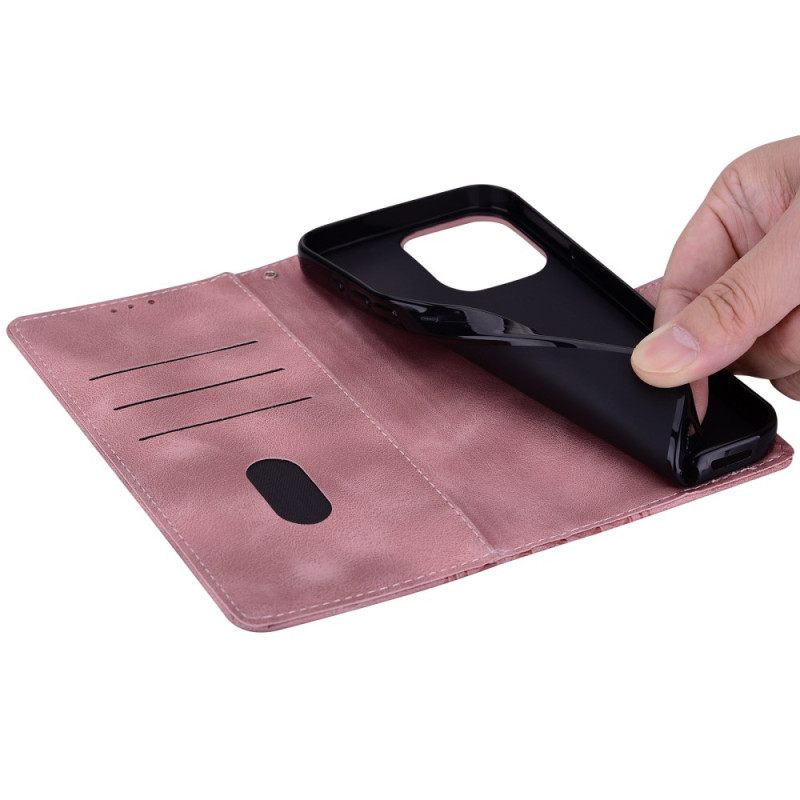 Nahkakotelo Xiaomi Redmi Note 14 5g Friisi Ja Niitit