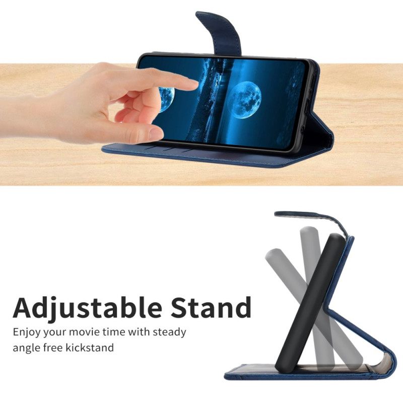 Nahkakotelo Xiaomi Redmi Note 14 5g Hihnan Linjat Ja Vetimet