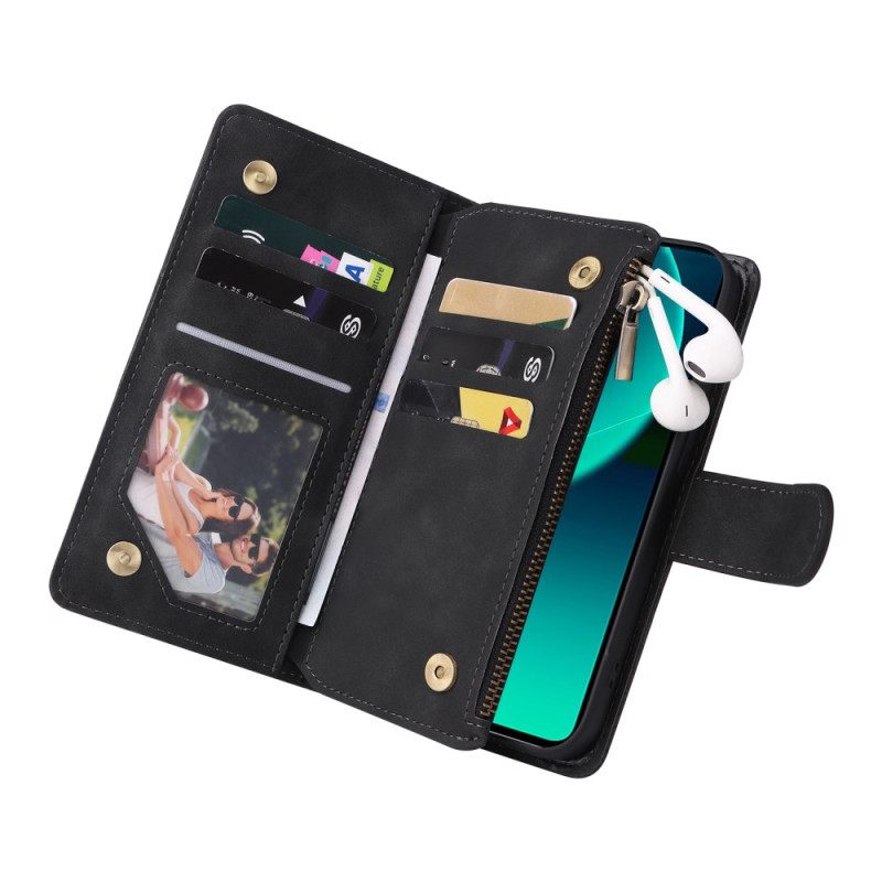 Nahkakotelo Xiaomi Redmi Note 14 5g Kokonahanhasta Tehty Lompakko