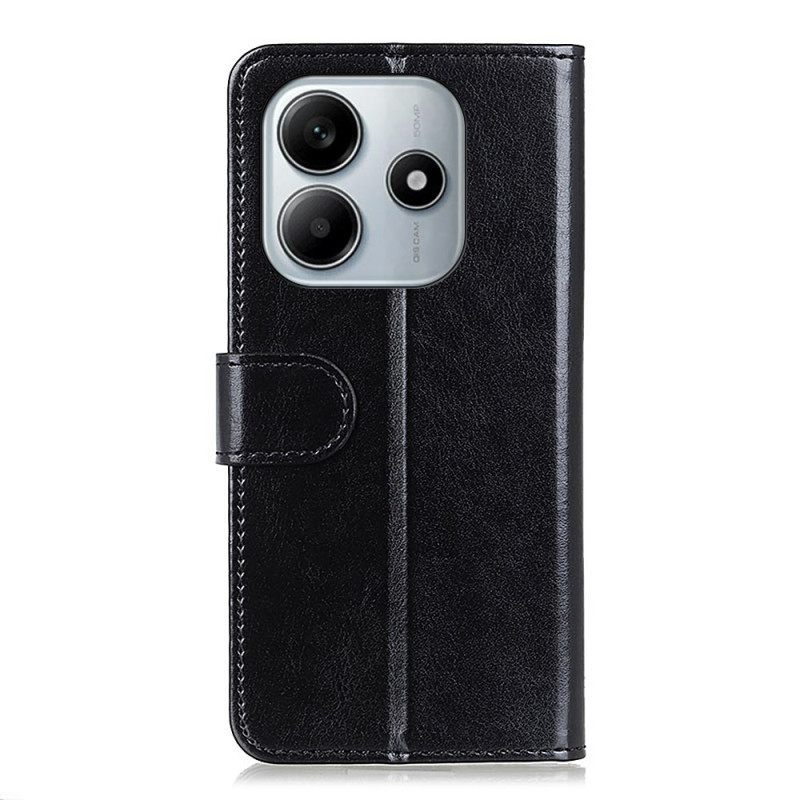 Nahkakotelo Xiaomi Redmi Note 14 5g Lakkinen Tekonahka