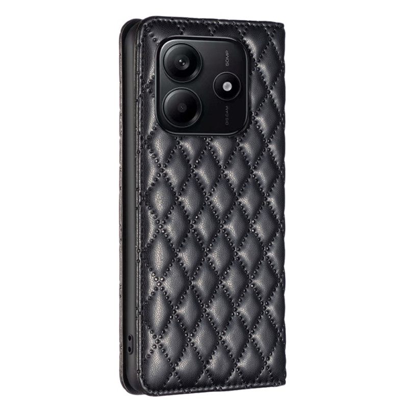 Nahkakotelo Xiaomi Redmi Note 14 5g Tikattu Binfen Color