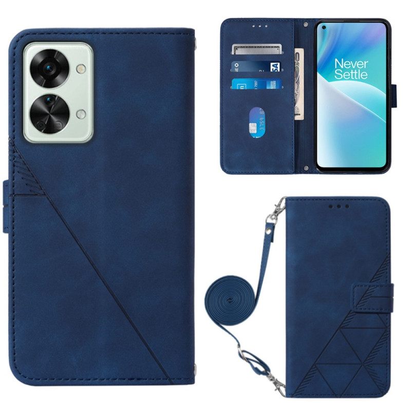 Kotelot OnePlus Nord 2T 5G Crossbody Kolmiot