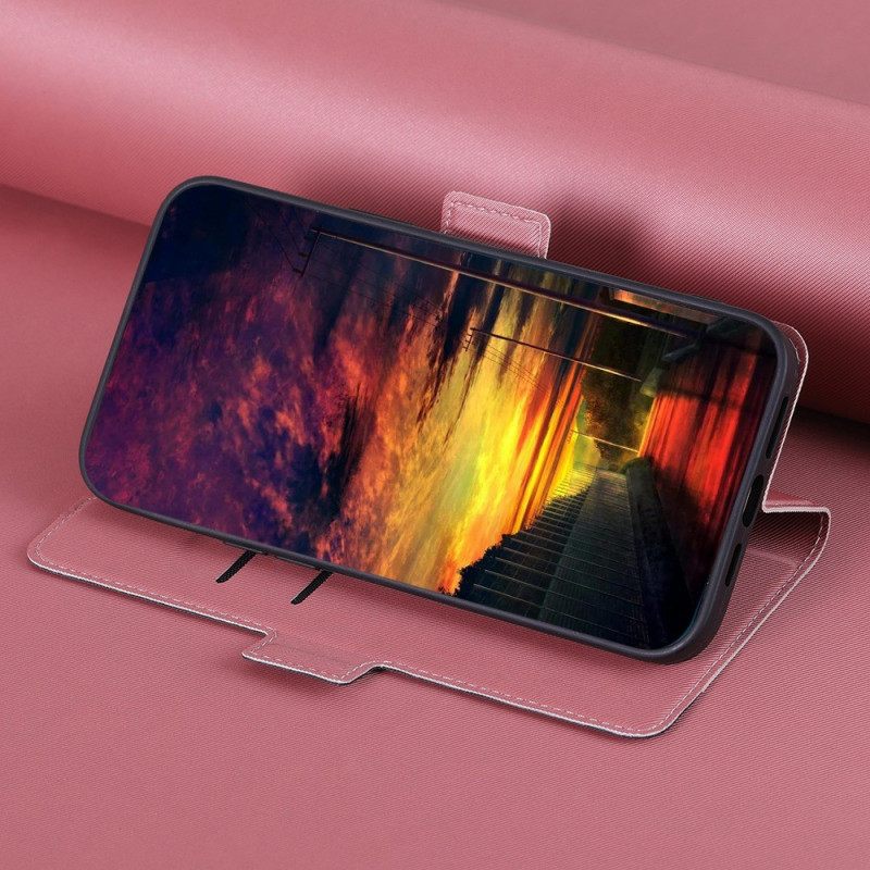 Kotelot OnePlus Nord 2T 5G Kaksisävyinen Nahkatyyli
