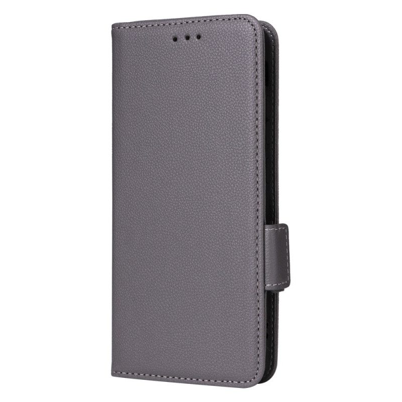 Kotelot Oppo Reno 13f 4g / 5g / 13 Fs 5g Litsikuvioinen Tekonahkahihna