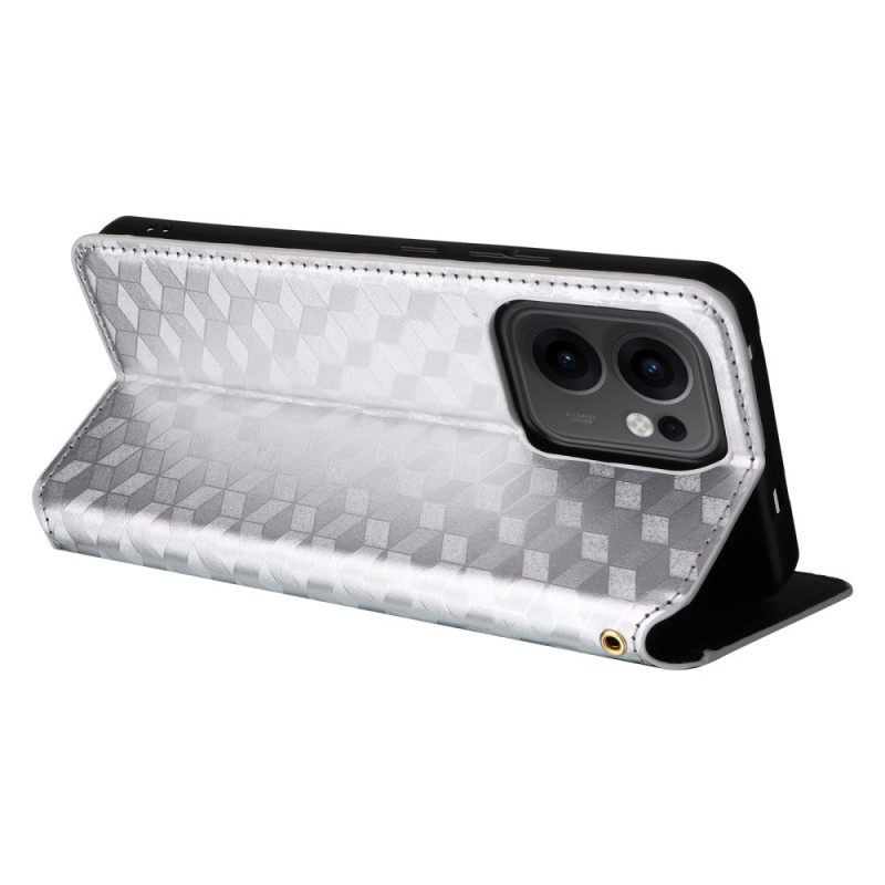 Nahkakotelo Oppo Reno 13f 4g / 5g / 13 Fs 5g 3d-timantit