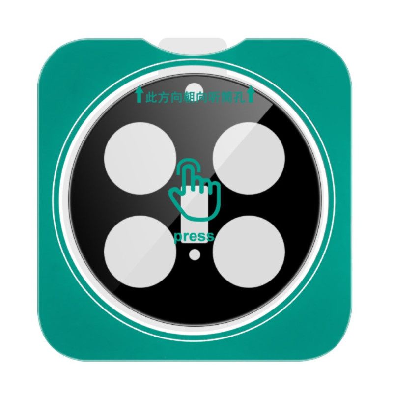 Karkaistusta Lasisesta Linssinsuojasta Vivo X200 Prolle Itseasentuva Kehys (musta Versio)