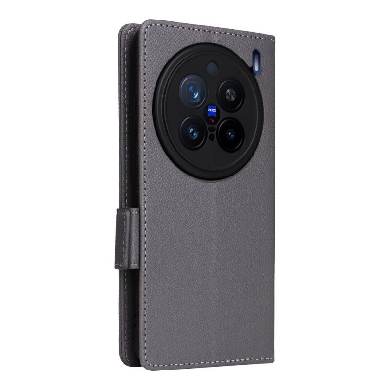 Kotelot Vivo X200 Pro Keinonahkainen Ranneke