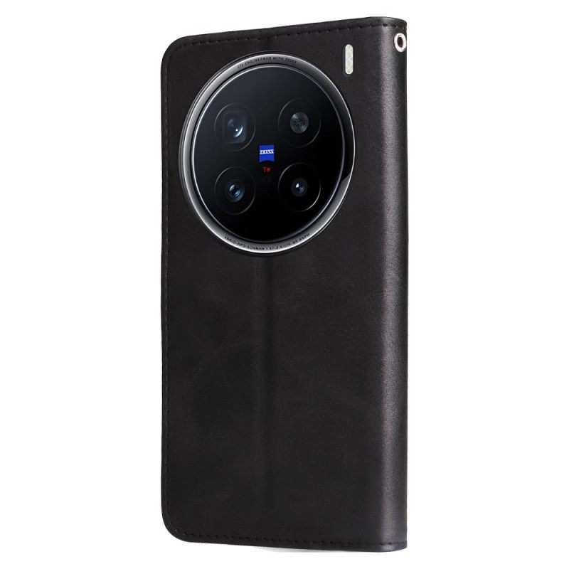 Kotelot Vivo X200 Pro Vetoketjullinen Lompakko