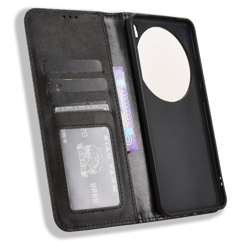 Nahkakotelo Vivo X200 Pro Vintage-reunus Suojakuori