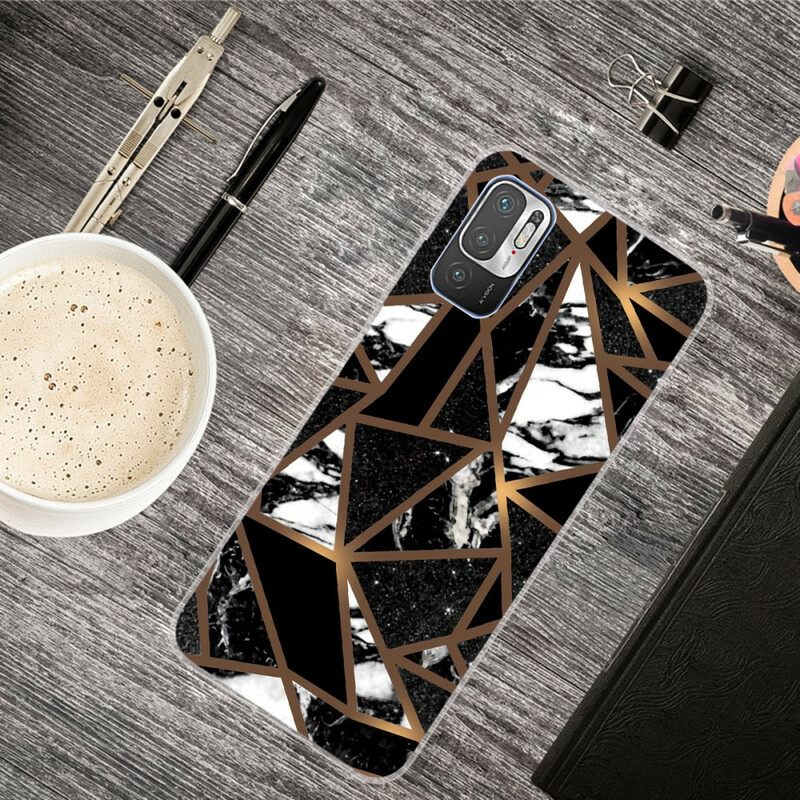 Case Xiaomi Redmi Note 10 5G / Poco M3 Pro 5G Geometrinen Marmori