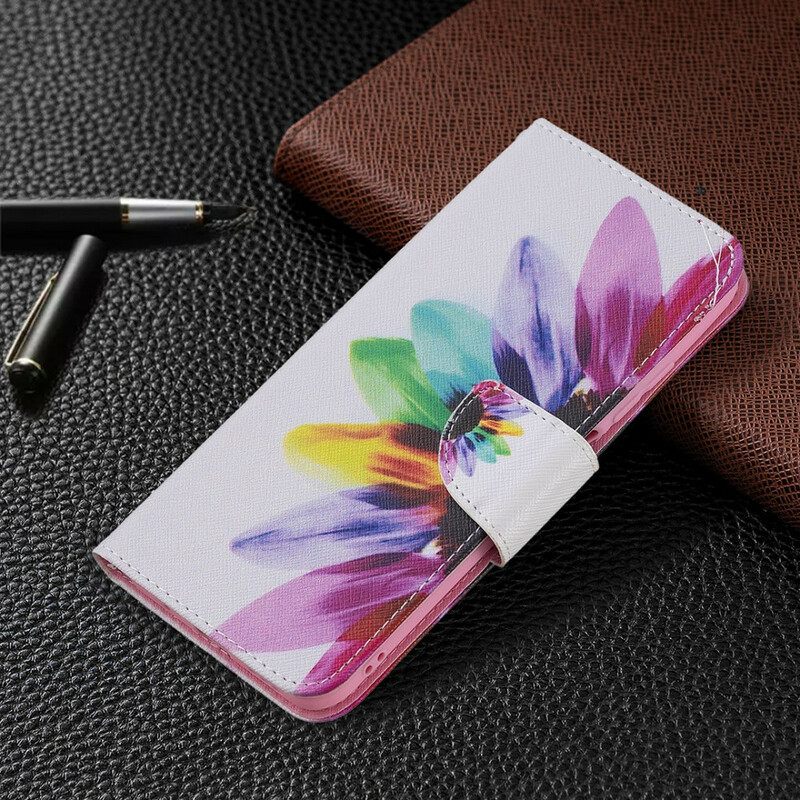Flip Case Xiaomi Redmi Note 10 5G / Poco M3 Pro 5G Flower Watercolour