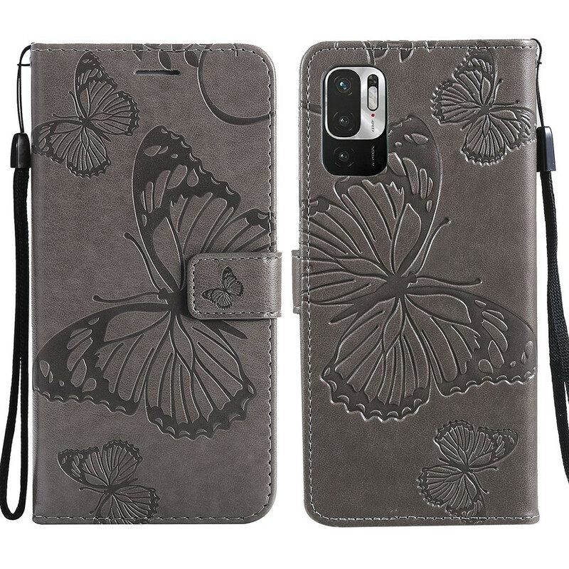 Kotelot Xiaomi Redmi Note 10 5G / Poco M3 Pro 5G Giant Butterflies