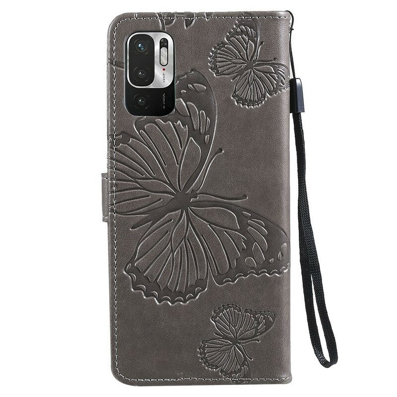 Kotelot Xiaomi Redmi Note 10 5G / Poco M3 Pro 5G Giant Butterflies