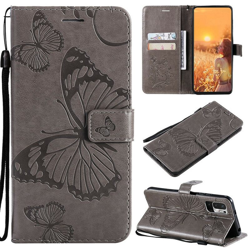 Kotelot Xiaomi Redmi Note 10 5G / Poco M3 Pro 5G Giant Butterflies