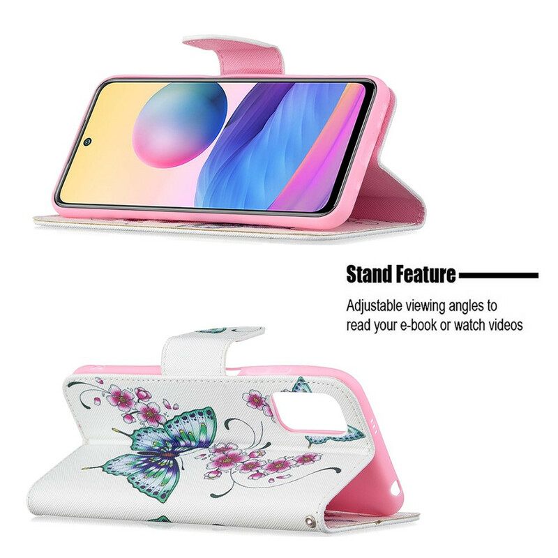 Kotelot Xiaomi Redmi Note 10 5G / Poco M3 Pro 5G Ihanat Perhoset