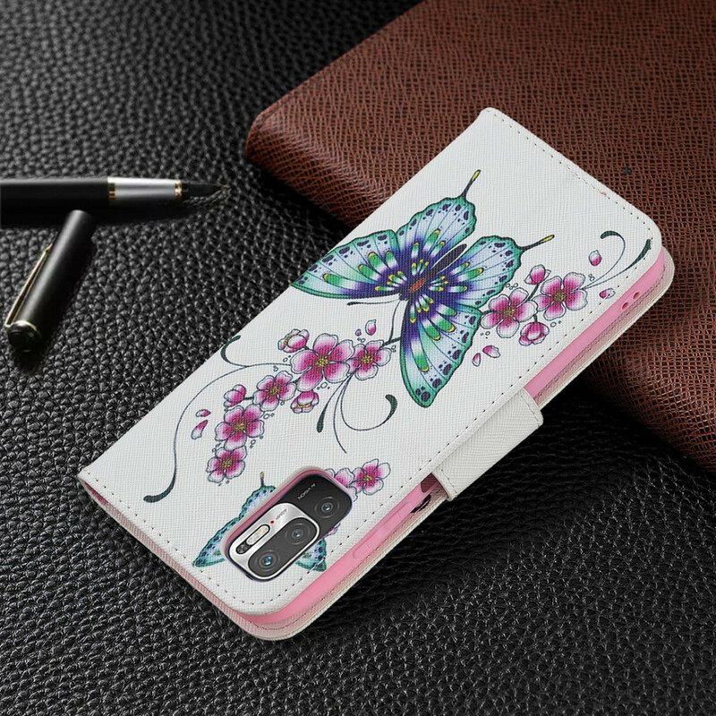 Kotelot Xiaomi Redmi Note 10 5G / Poco M3 Pro 5G Ihanat Perhoset