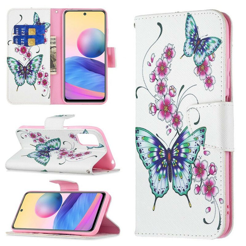 Kotelot Xiaomi Redmi Note 10 5G / Poco M3 Pro 5G Ihanat Perhoset