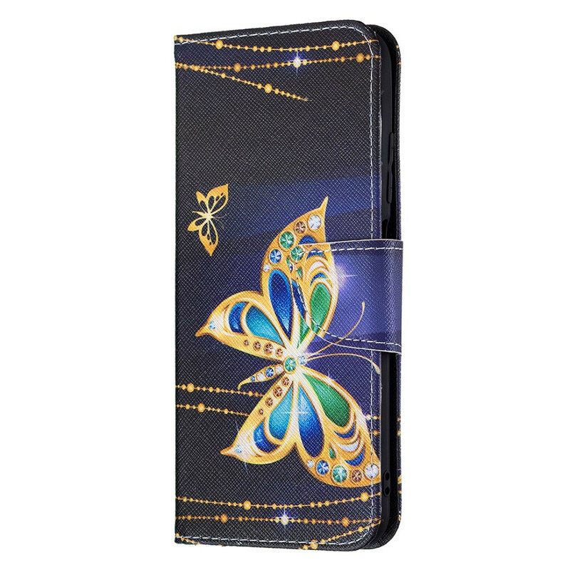 Kotelot Xiaomi Redmi Note 10 5G / Poco M3 Pro 5G Magic Butterfly