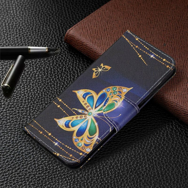 Kotelot Xiaomi Redmi Note 10 5G / Poco M3 Pro 5G Magic Butterfly