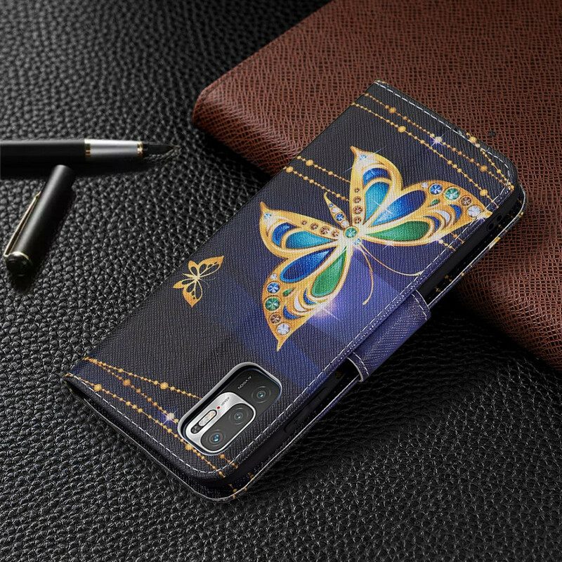 Kotelot Xiaomi Redmi Note 10 5G / Poco M3 Pro 5G Magic Butterfly