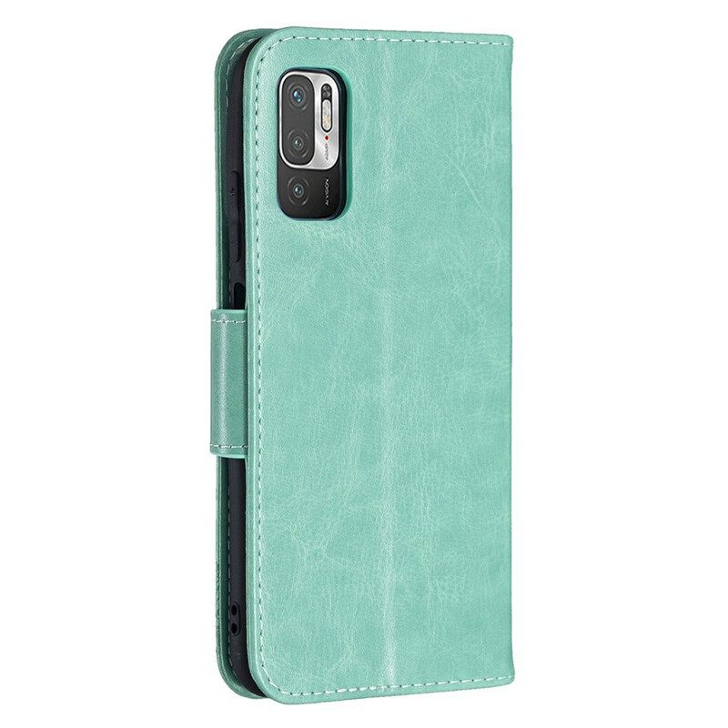Kotelot Xiaomi Redmi Note 10 5G / Poco M3 Pro 5G Suojaketju Kuori Butterflies Painettu Hihna