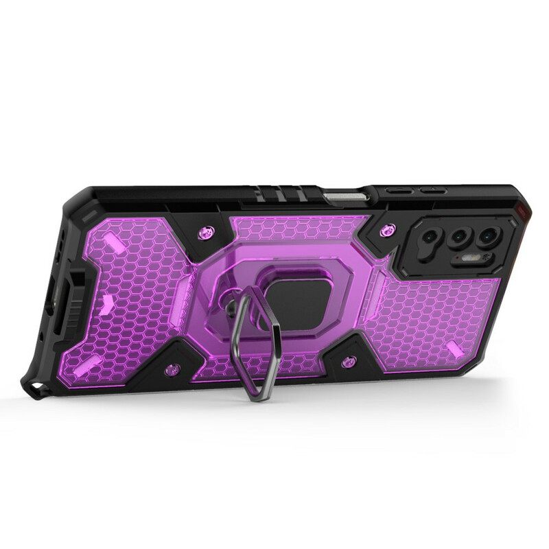 Kuori Xiaomi Redmi Note 10 5G / Poco M3 Pro 5G Honeycomb Renkaalla