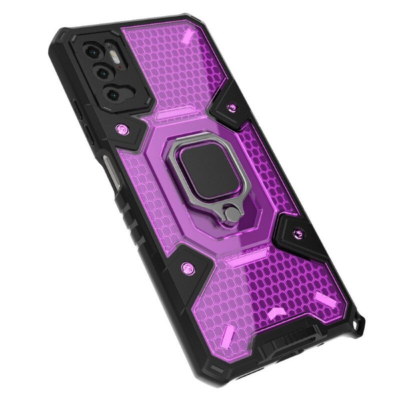 Kuori Xiaomi Redmi Note 10 5G / Poco M3 Pro 5G Honeycomb Renkaalla