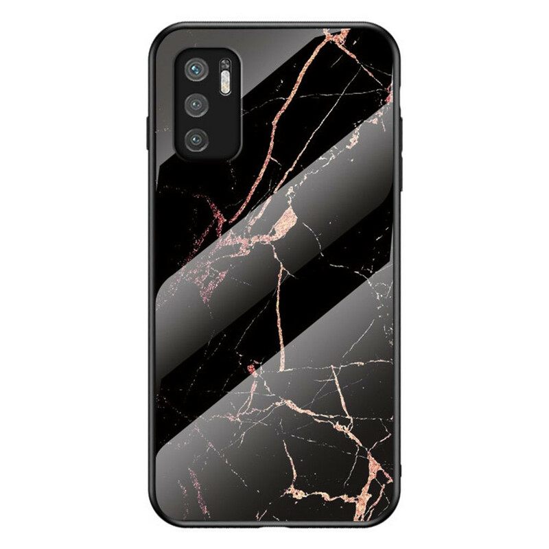 Kuori Xiaomi Redmi Note 10 5G / Poco M3 Pro 5G Tempered Glass Marble Colors