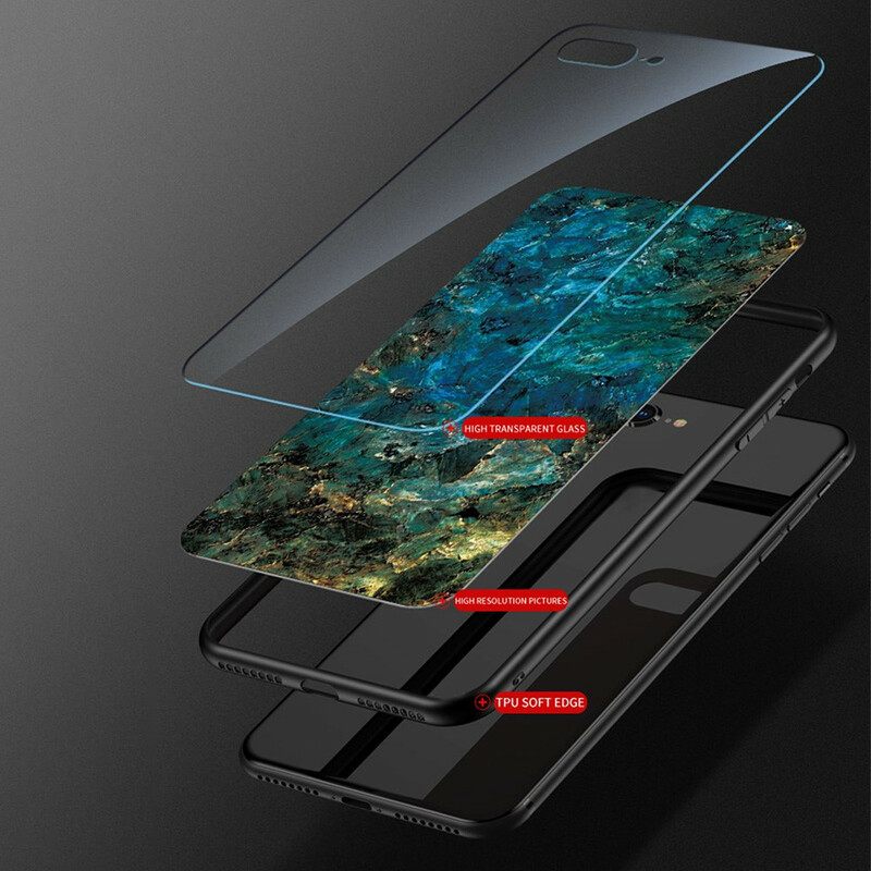 Kuori Xiaomi Redmi Note 10 5G / Poco M3 Pro 5G Tempered Glass Marble Colors