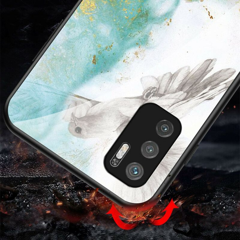 Kuori Xiaomi Redmi Note 10 5G / Poco M3 Pro 5G Tempered Glass Marble Colors
