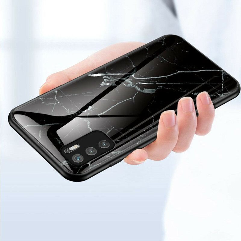 Kuori Xiaomi Redmi Note 10 5G / Poco M3 Pro 5G Tempered Glass Marble Colors