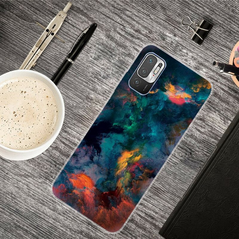 Kuori Xiaomi Redmi Note 10 5G / Poco M3 Pro 5G Värikkäät Pilvet