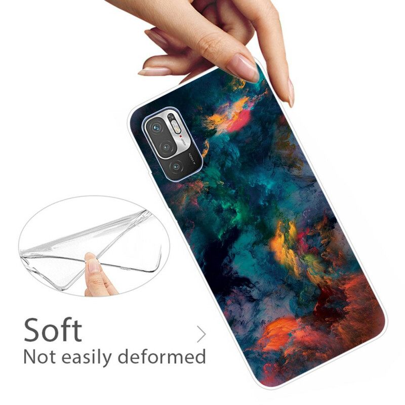 Kuori Xiaomi Redmi Note 10 5G / Poco M3 Pro 5G Värikkäät Pilvet