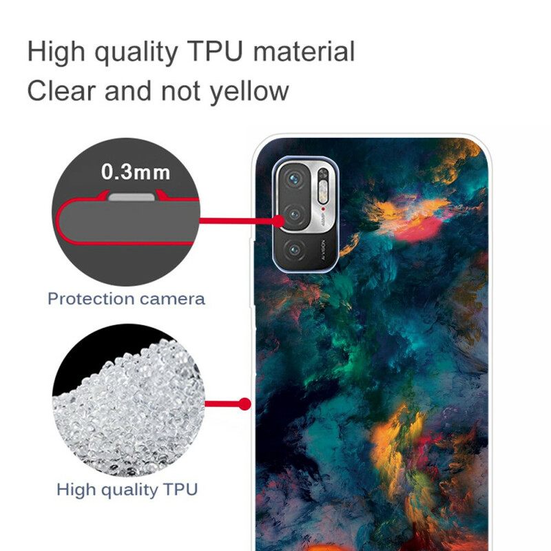 Kuori Xiaomi Redmi Note 10 5G / Poco M3 Pro 5G Värikkäät Pilvet
