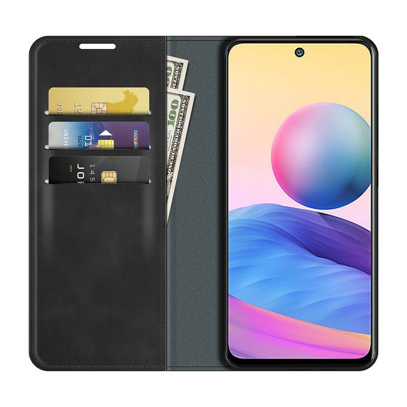 Puhelinkuoret Xiaomi Redmi Note 10 5G / Poco M3 Pro 5G Kotelot Flip Silky Touch