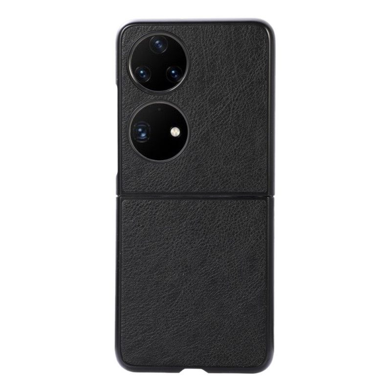 Kuori Huawei P50 Pocket Faux Leather Litchi Elegance
