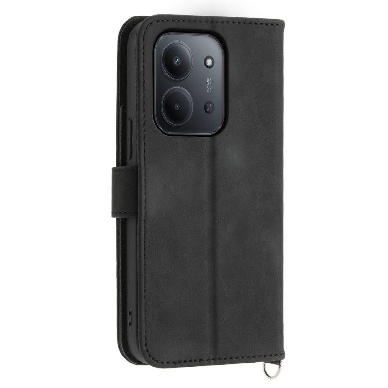 Kotelot Poco C85 Mokkanahkainen Pitsiefekti