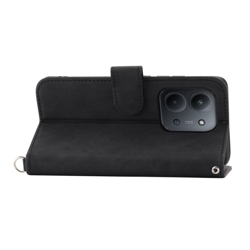 Kotelot Poco C85 Mokkanahkainen Pitsiefekti