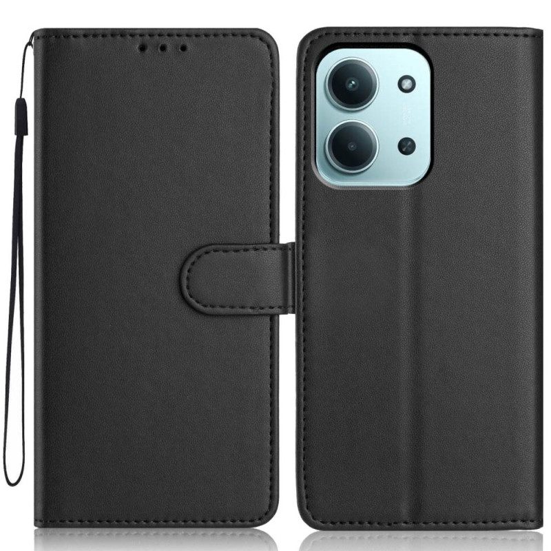 Kotelot Poco C85 Pehmeä Nahkajäljitelmä