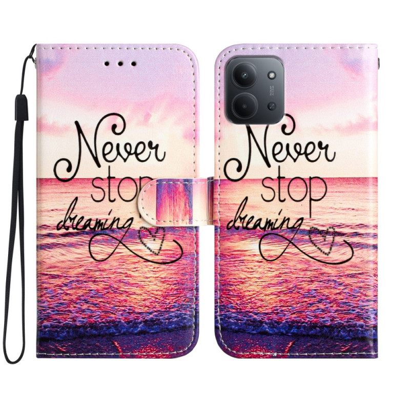 Kotelot Poco C85 Puhelinkuoret Älä Koskaan Lopeta Unelmointia