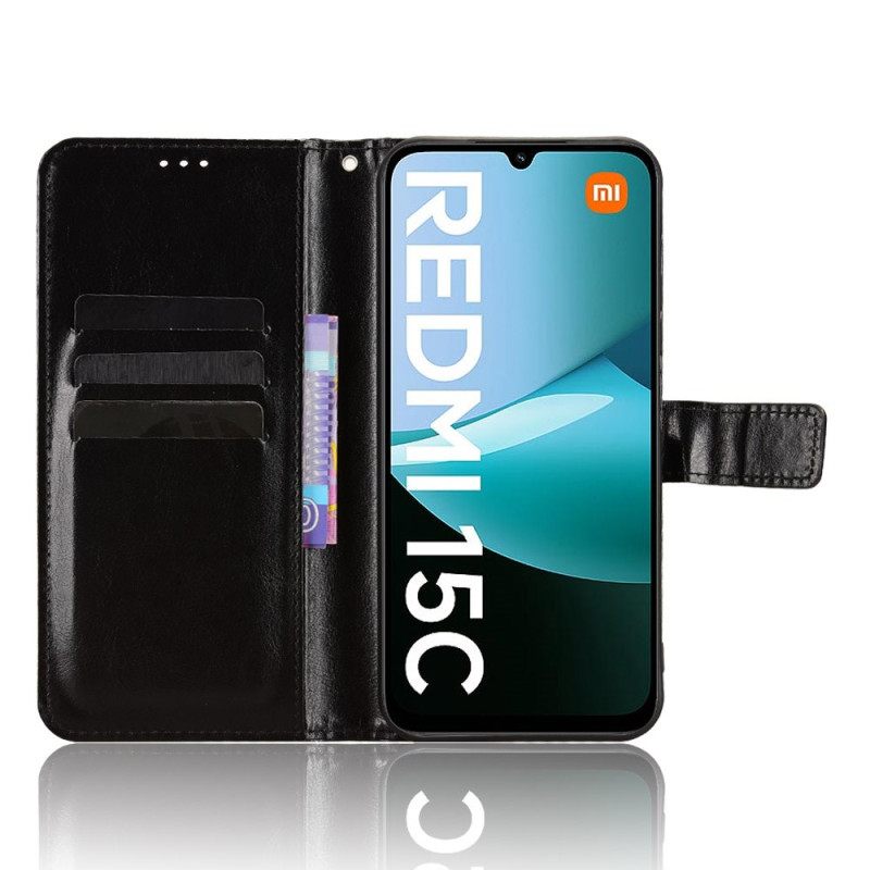 Kotelot Poco C85 Räikeä Keinonahka Suojakuori