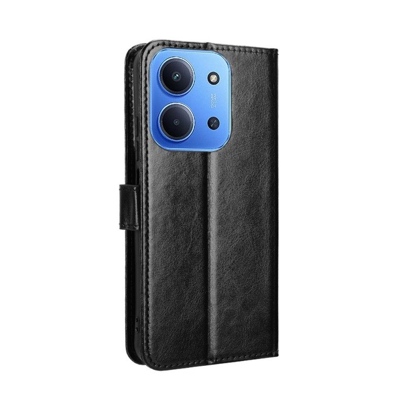 Kotelot Poco C85 Räikeä Keinonahka Suojakuori