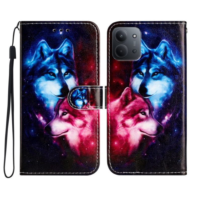 Nahkakotelo Poco C85 Kaksi Sutta