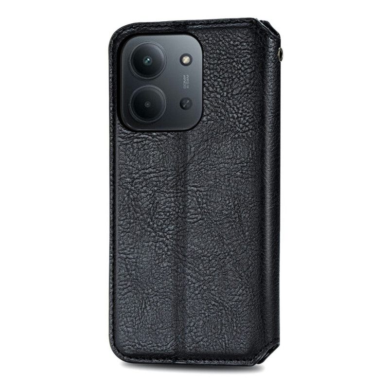 Nahkakotelo Poco C85 Mokkanahkakuvio Suojakuori